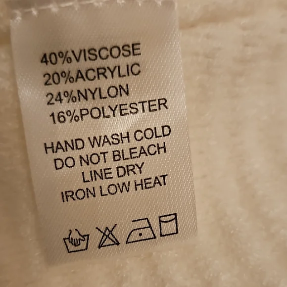 Eesome Cream Sweater with Colorful Embroidered Floral Accents - Picture 10 of 10